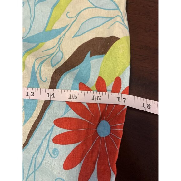 Matilda Jane Platinum Reversible Shoulder Tote Bag Floral Geometric Print Size O - Picture 5 of 6